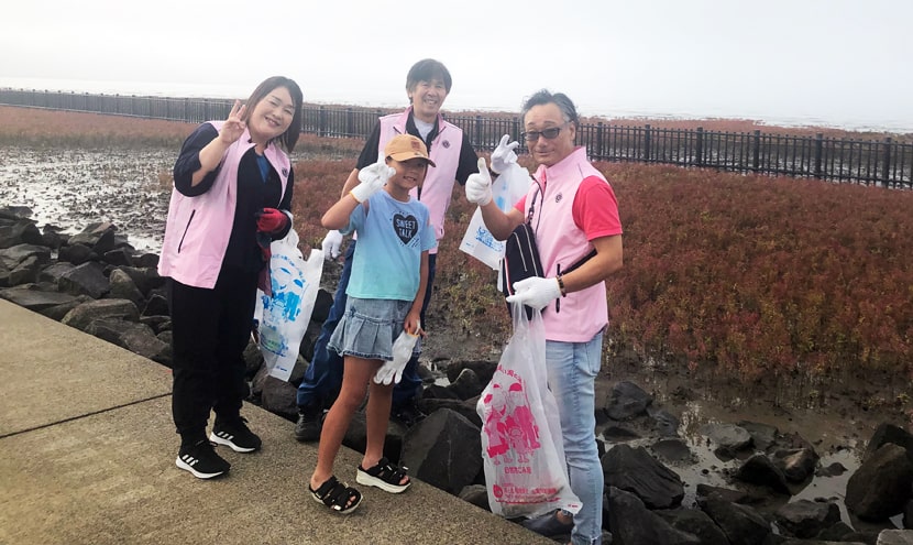 清掃活動｜佐賀城｜お堀｜人道奉仕｜佐賀西ライオンズクラブ